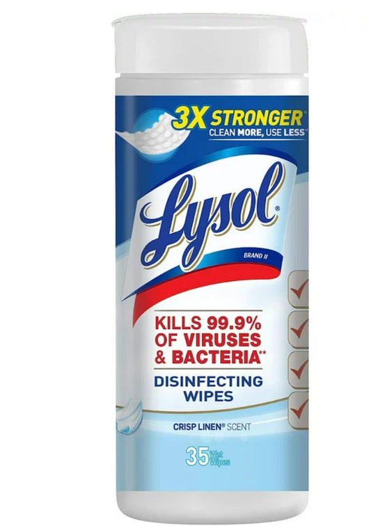 Lysol disinfectant wipes 35ct
