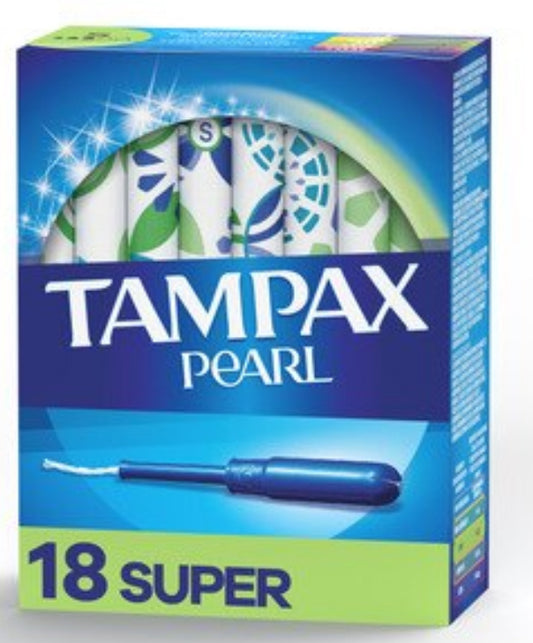Tampax super 18ct tampons