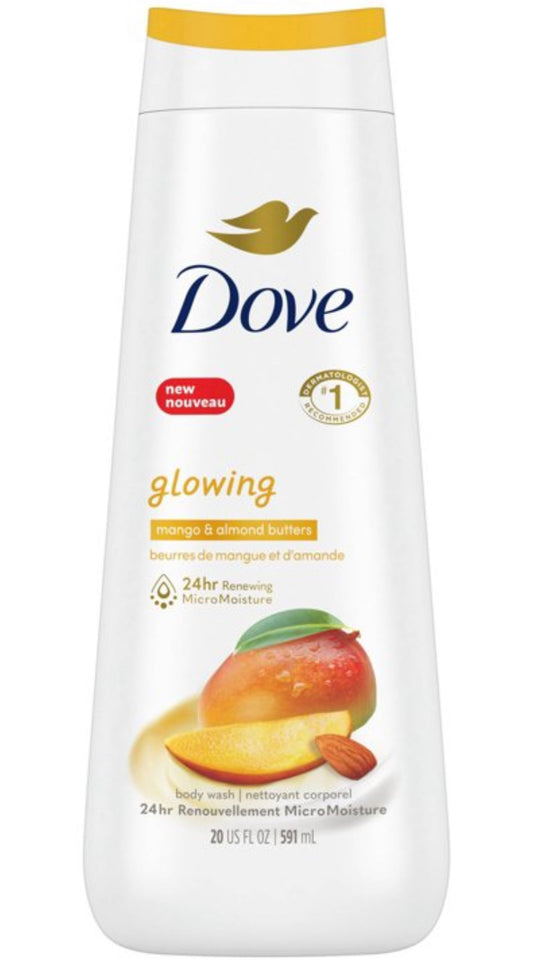 Dove body wash 20oz mango and almond butters