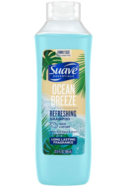 Suave shampoo 22.5oz ocean breeze