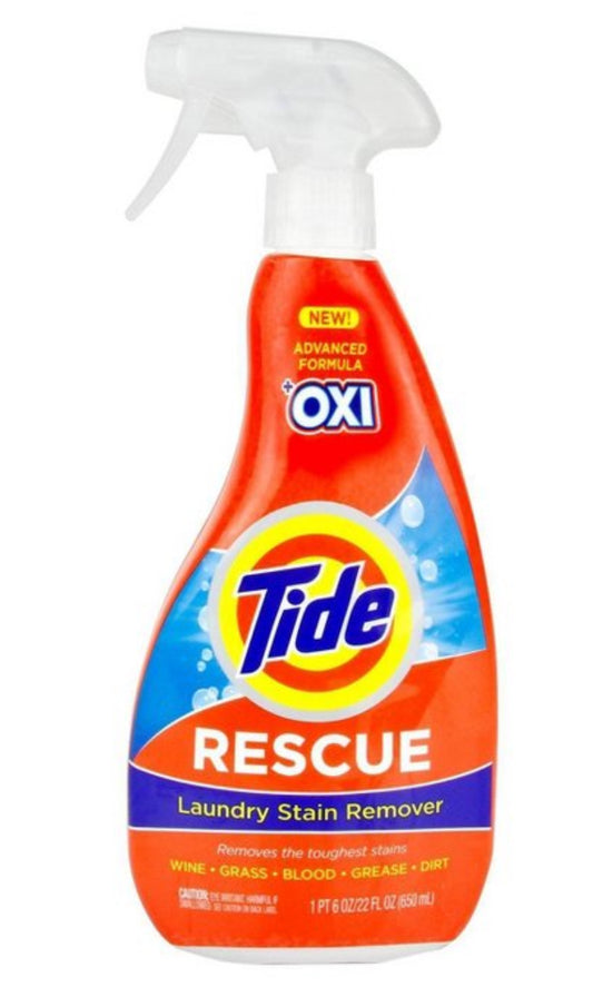 Tide rescue stain remover spray