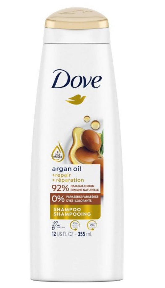 Dove argan oil shampoo conditioner SET