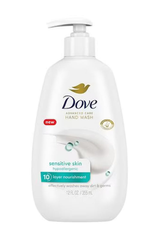 Dove sensitive skin hand soap 12oz