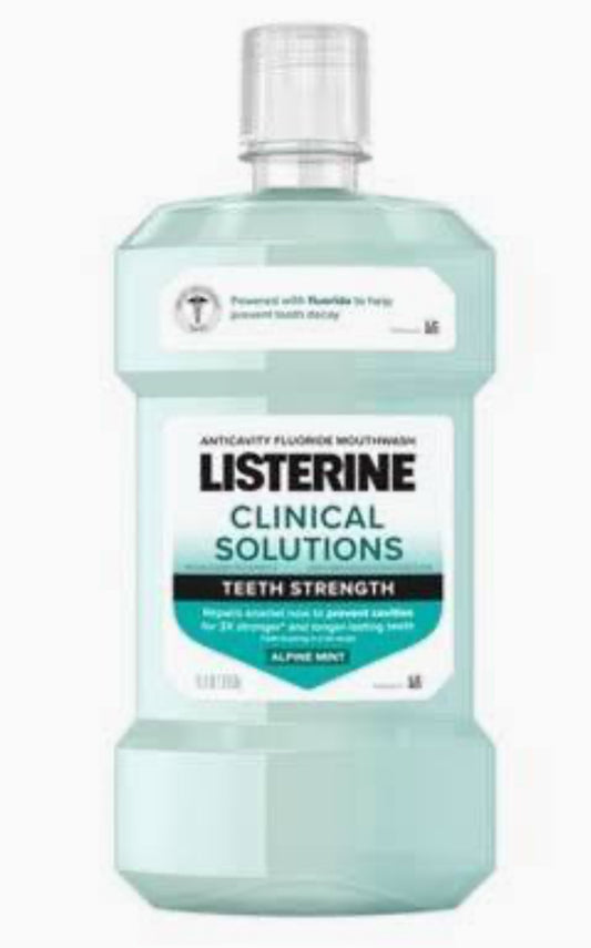 Listerine clinical solutions 1liter teeth strength
