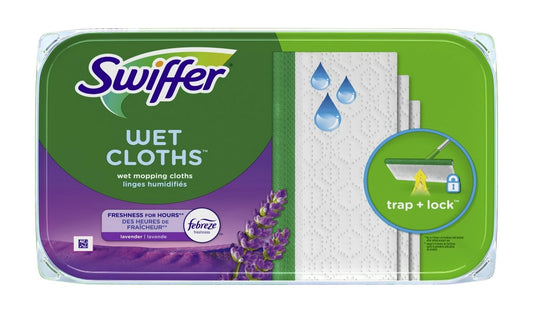 Swiffer wet clothes 12ct lavender