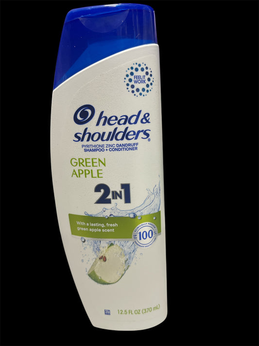 Head & shoulders 2 in 1 12.5oz green apple