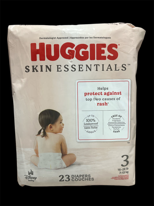 Huggies skin essentials diapers size 3 23ct
