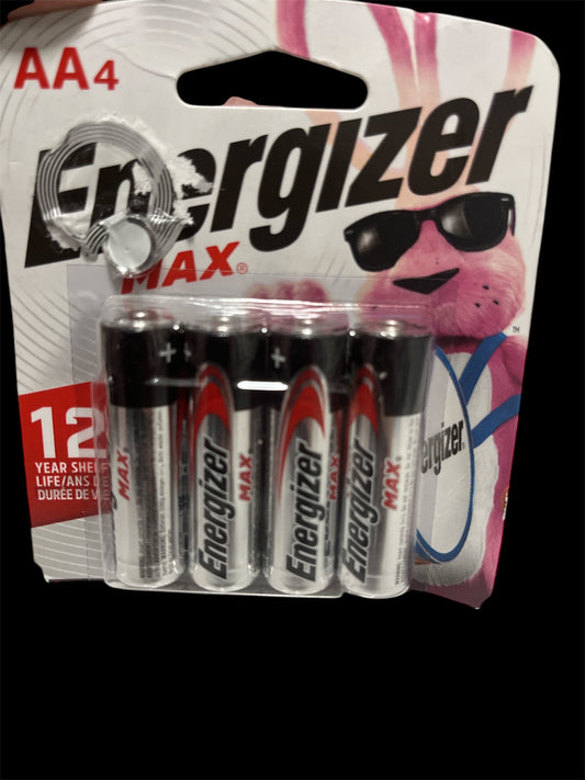 Energizer max aa4 batteries