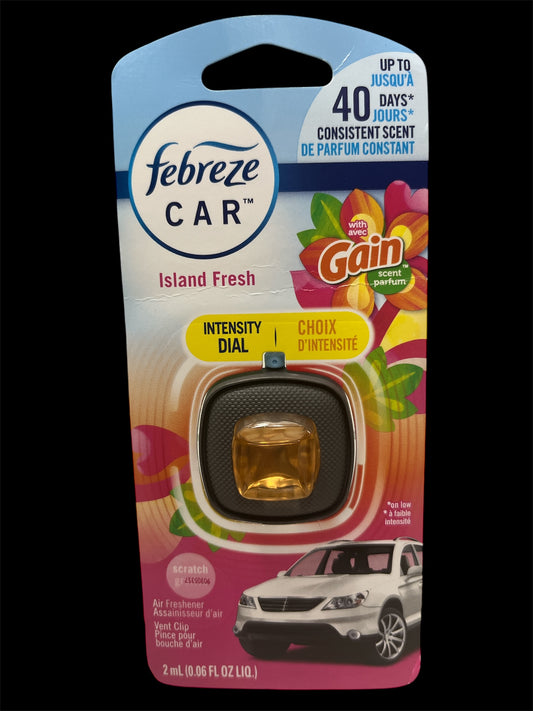 Febreze car vent 1ct island fresh scent