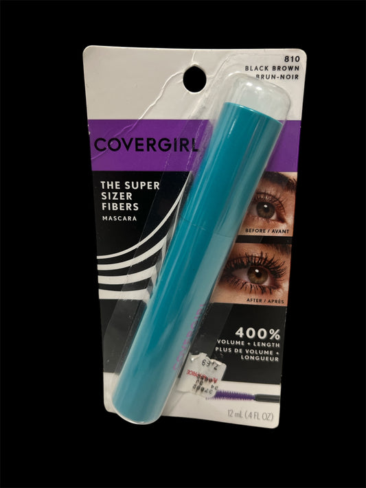 Covergirl the super sizer fibers mascara .4oz black brown