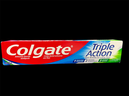 Colgate triple action 6oz toothpaste