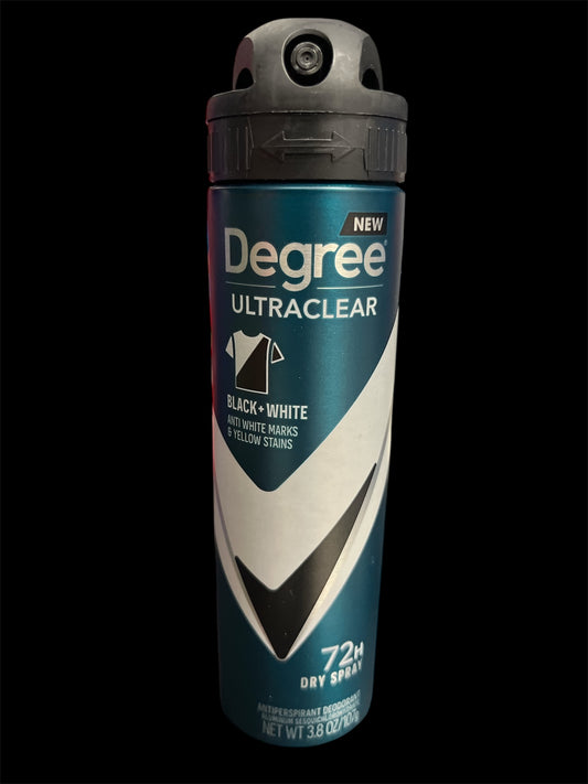 Degree ultra clear spray antiperspirant deodorant 3.8oz