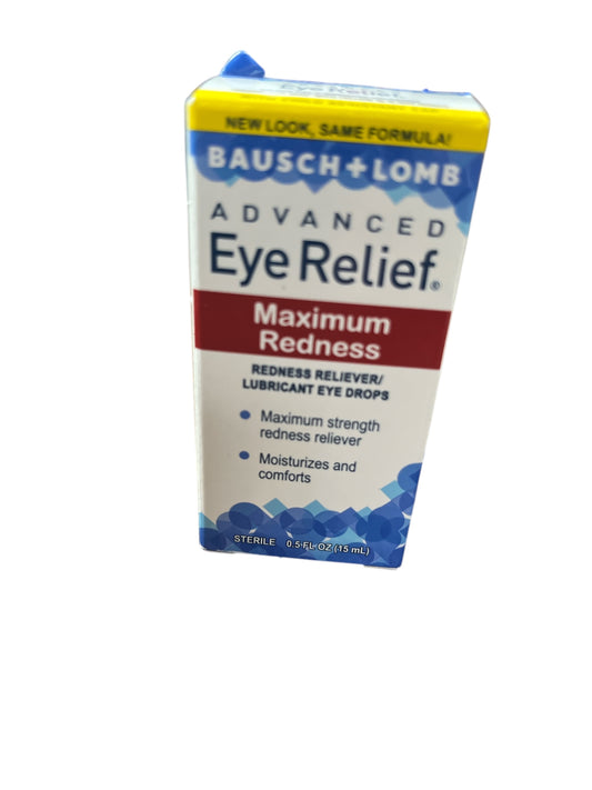 Bausch & Lomb advanced eye relief maximum redness .5oz eye drops