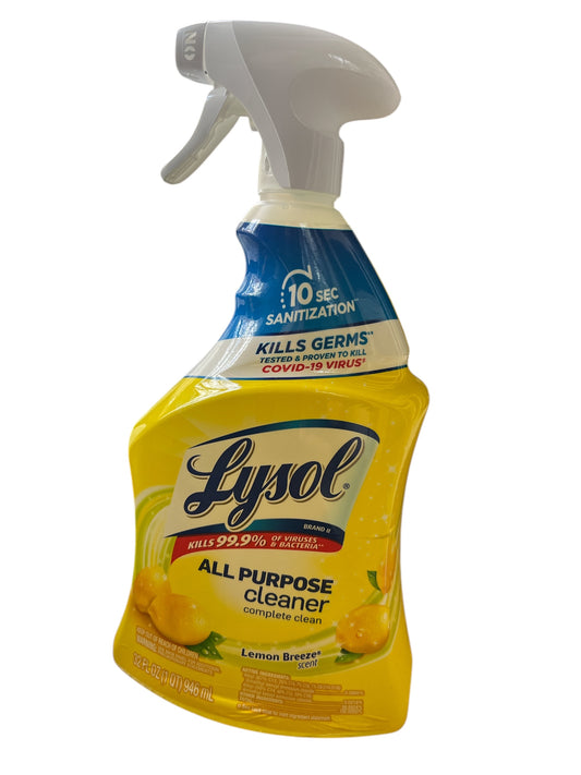 Lysol all purpose cleaner 32oz lemon breeze scent