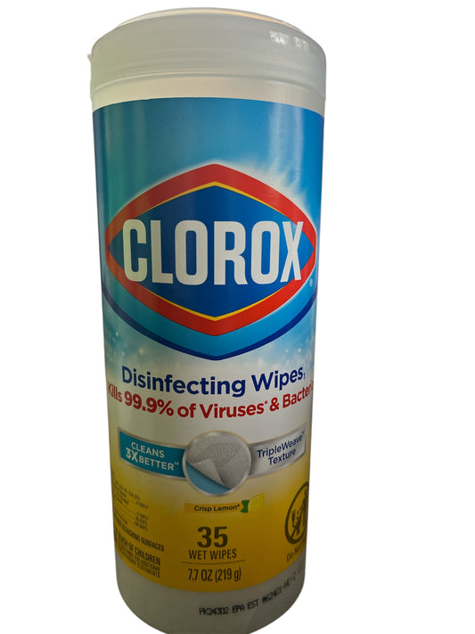 Clorox wipes 35ct lemon